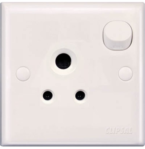 15A 3 PIN ROUND SWITCHED SOCKET