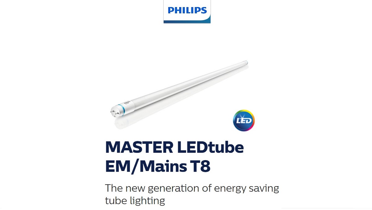 Philips MASTER LEDtube EM/Mains T8: The Industrial Lighting