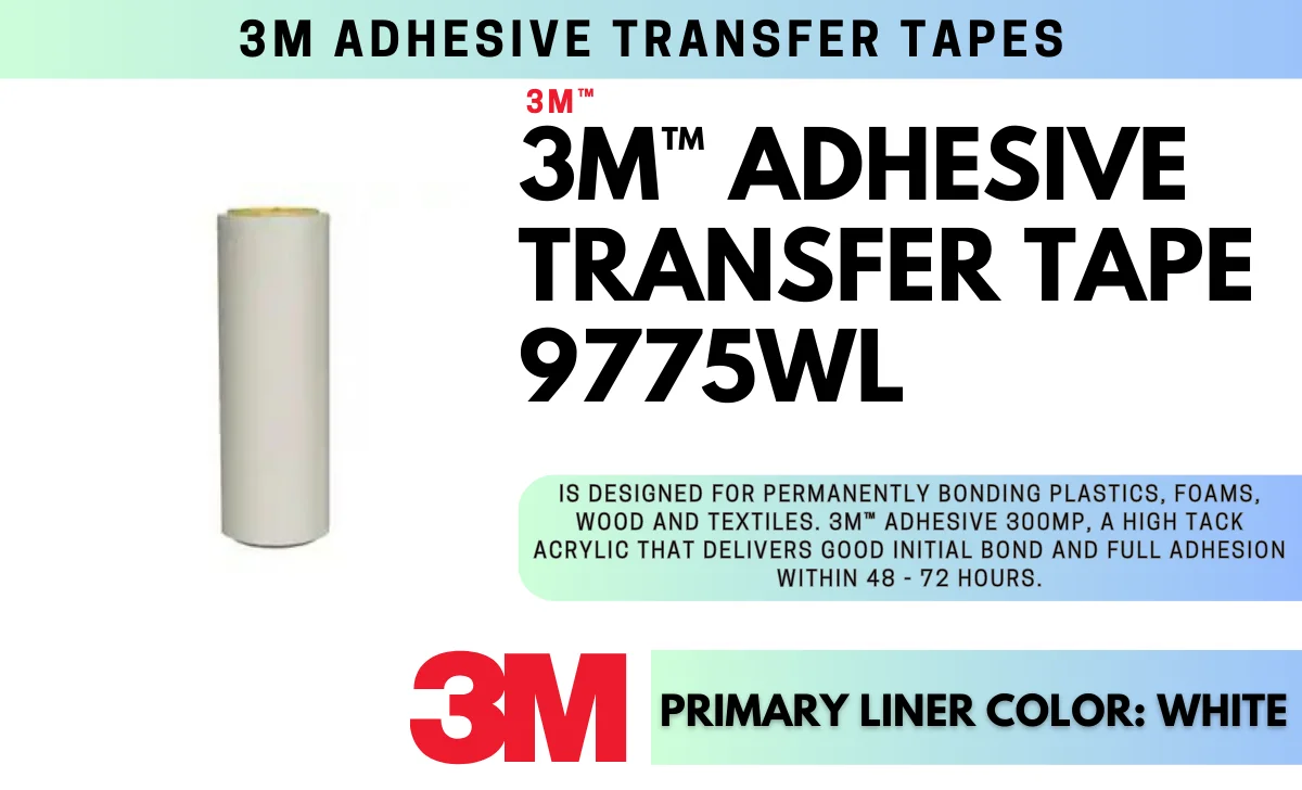 3M Adhesive Transfer Tape 9775WL