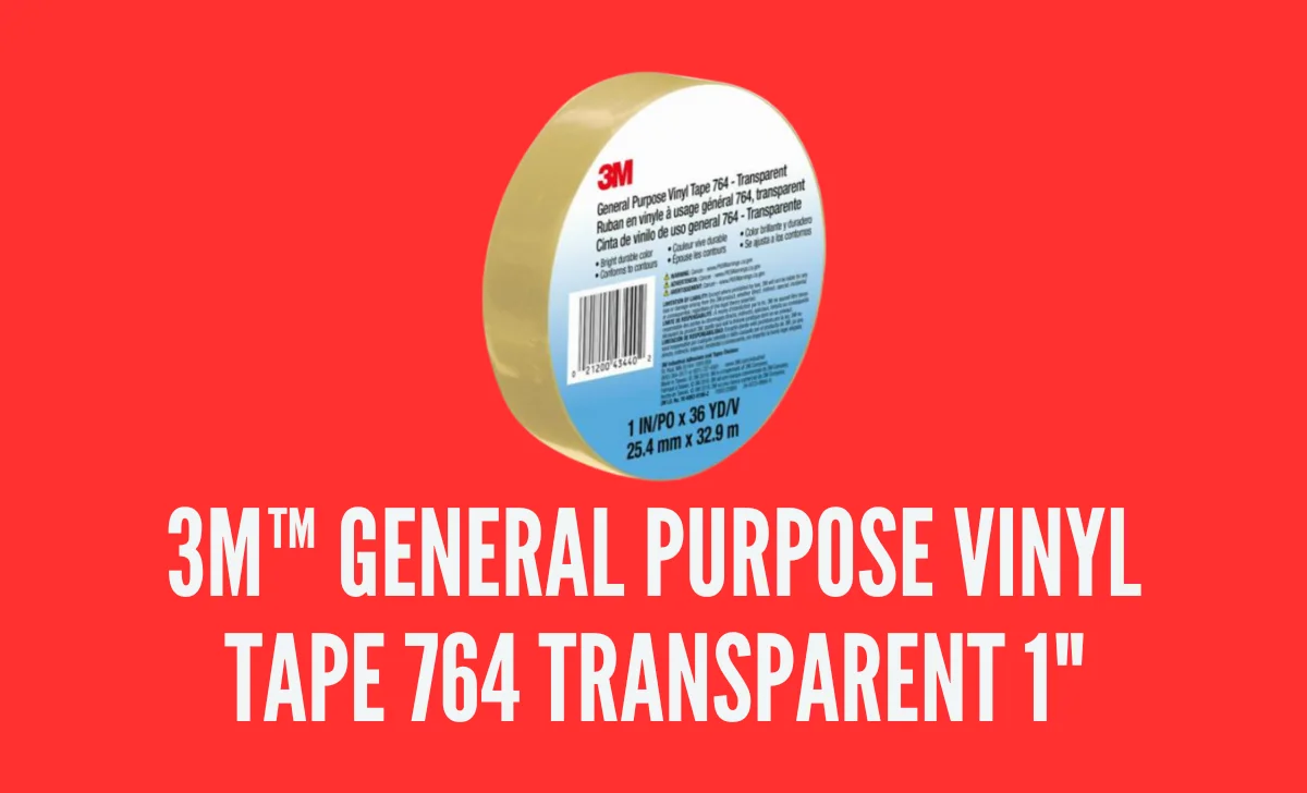 3M General Purpose Vinyl Tape 764 1″ : Color Coding Application