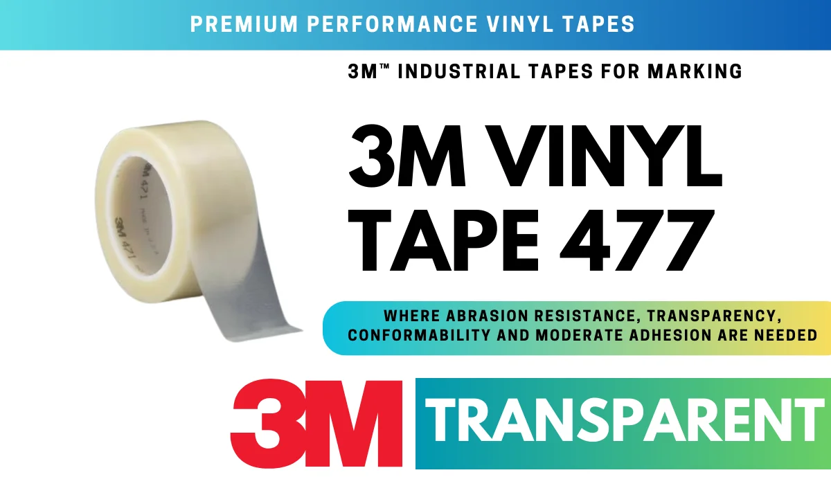 3M Vinyl Tape 477: A Versatile & Heavy-Duty Protection